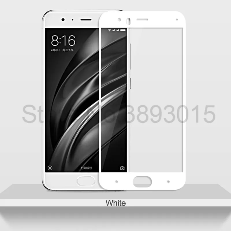 9H 0,3 мм полное покрытие из закаленного стекла для xiaomi 6 mi 6 HD Защита экрана для xiaomi 6 mi 6 стекло для телефона 2.5D защитная пленка