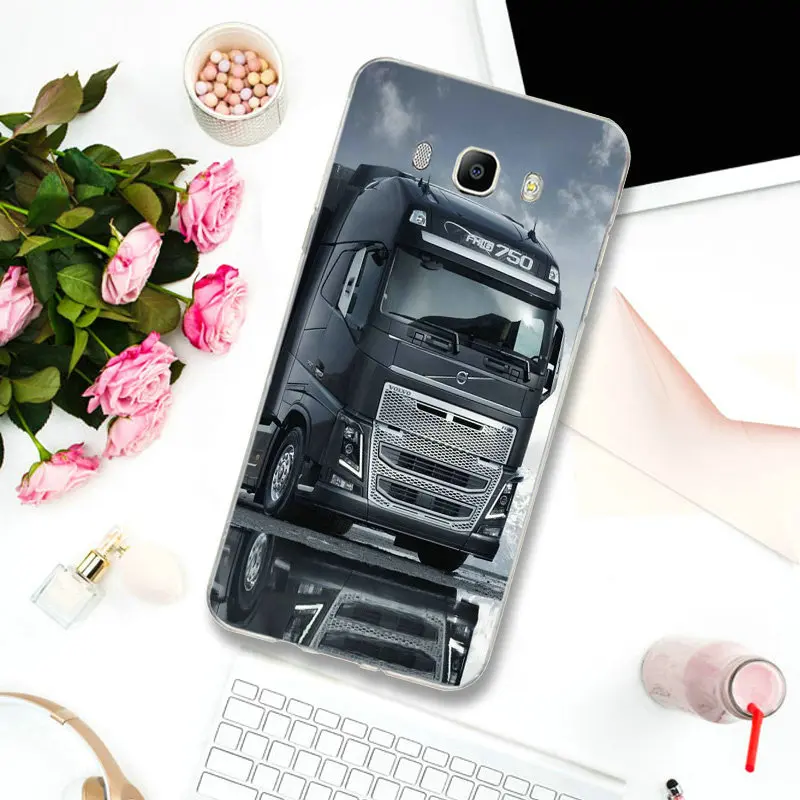 Для samsung S2 S3 S4 S5 Mini S6 S7 Edge S8 S9 S10 Plus Lite Note 5 8 9 чехол мягкий чехол для телефона супер крутой тяжелый грузовик автомобиль