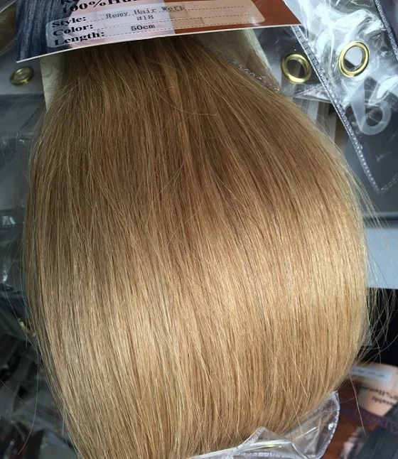 ZZHAIR 120 г 1"-28" машинное производство, волосы remy, лента, конский хвост, на заколках, человеческие волосы для наращивания, 22 цвета, конский хвост, Натуральные Прямые - Цвет: #18