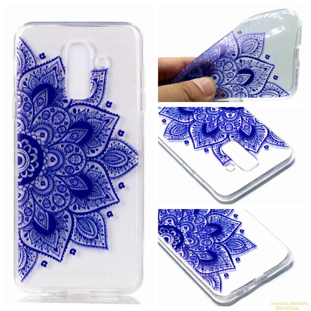 Высокое качество чехол для телефона из ТПУ с принтом &quotдля samsung A6 плюс модный