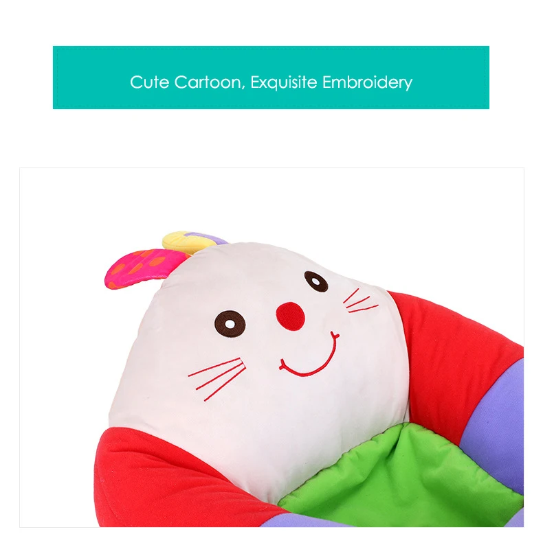 Портативный детский диван-стул с наполнением хлопковое кресло детское поддерживающее сиденье детское сидение детская Сидящая Подушка Bean Bag Декор детской комнаты