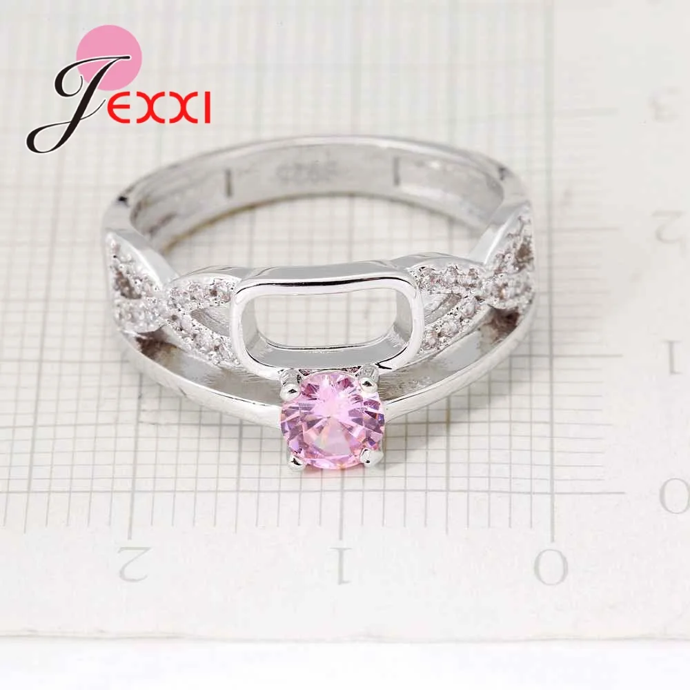 Preety Geomantic Hollow Shape Cross Style Craving Rings For Women 925 Silver Accessories Free Shipping Low Price Wholesale | Украшения и