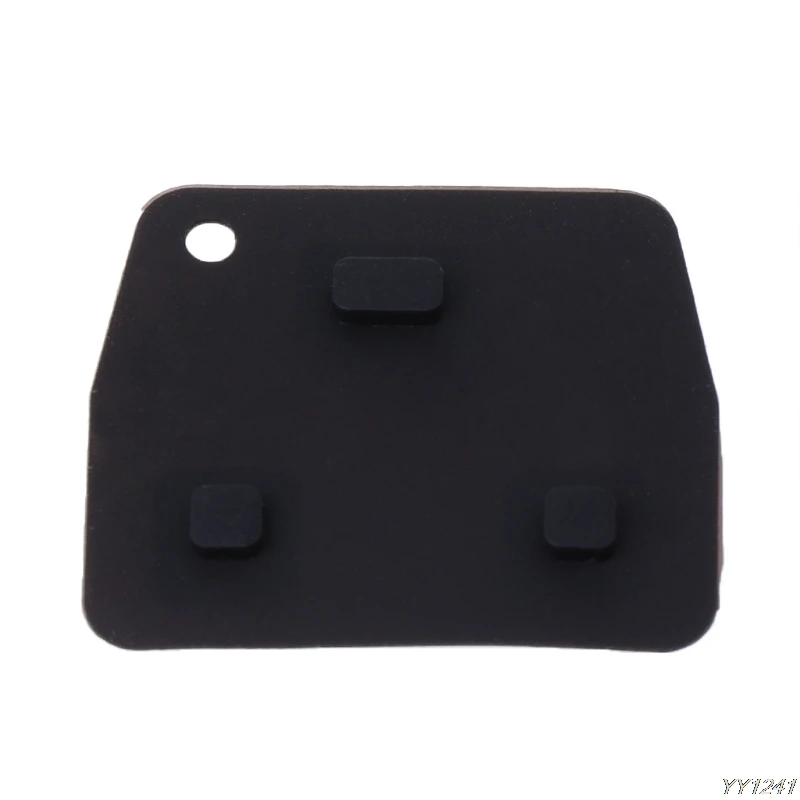Замена автомобиля удаленный ключевой черный силиконовый коврик клавиатуры 2/3