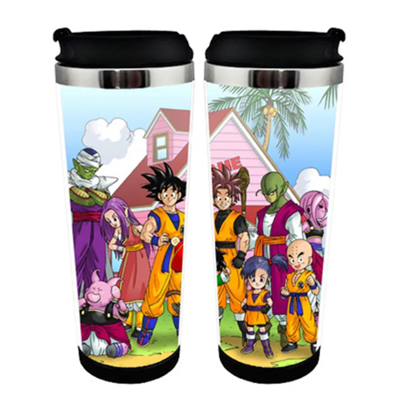Японское аниме DRAGON BALL GoKu двойная изоляционная полимерная пластиковая кружка кофейная чашка космическая чашка