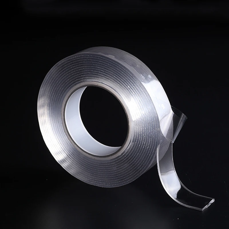 

Multifunctional Double-Sided Nano PU Gel Tape Transparent Traceless Washable Adhesive Tapes Home Anti-slip Fixed Adhesive Tape