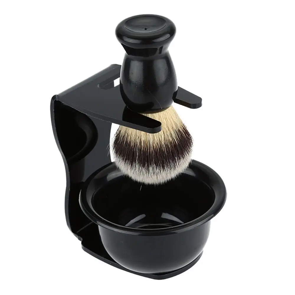 

black Acrylic Z shaving stand black shaving bowl shaving man's beauty brush kit
