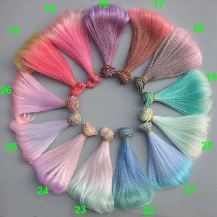 Кукольные волнистые волосы 1 шт. 15 см/SD AD BJD кукла сделай сам для куклы Blyth парики