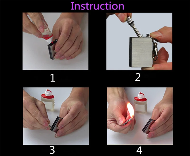 Аварийный пожарный стартер кремневая спичка зажигалка Металл Открытый Отдых
