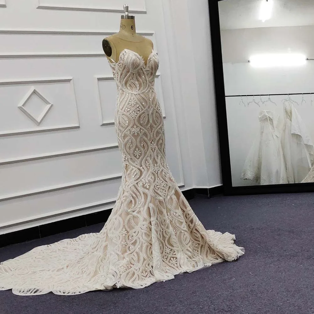 Eslieb Gelin Elbiseleri свадебное платье Gelinlik свадебное платье es Русалка Милая Vestido de Noiva Bruidsjurken