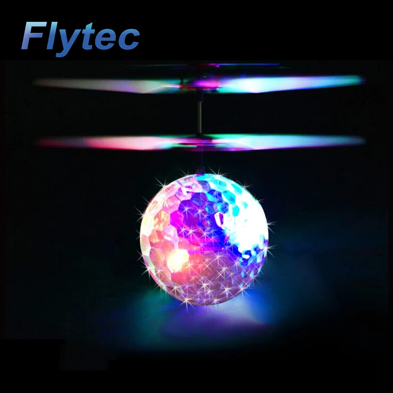 Flytec летающий мяч-вертолет мяч встроенный сверкающих светодиодный освещения летающие игрушки для Для детей подростков подарок