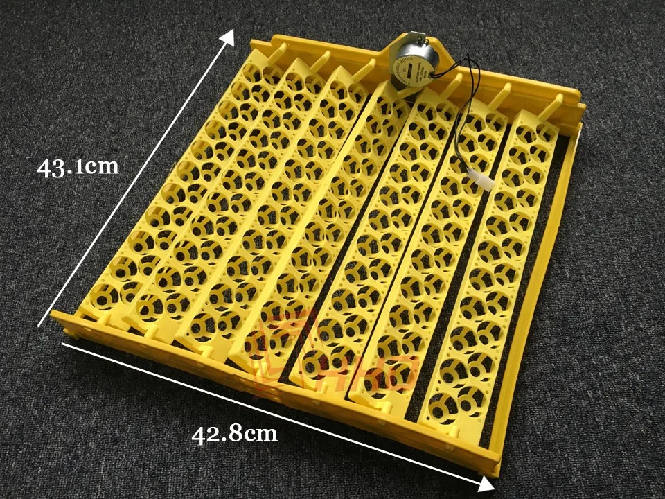 Wholesale 154 pcs Quail Parrot Pigeon Small Bird Snake Hatcher Automatic Turn Plastic Incubator Trays with Turning Motor