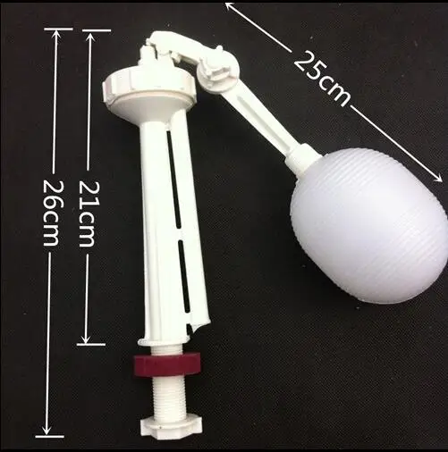 old type plastic toilet tank balls with inlet valve 1/2