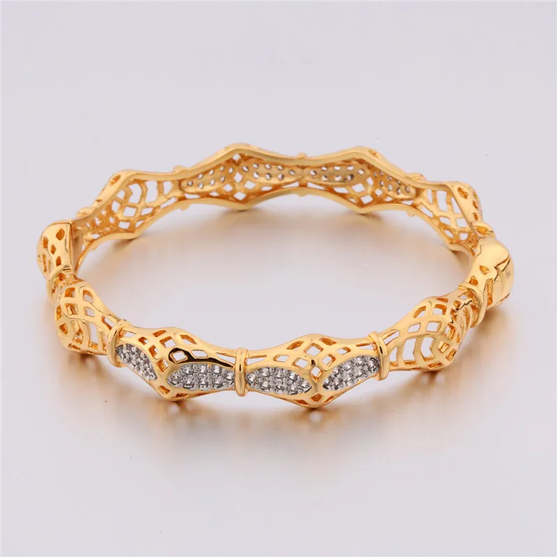 18k gold platinum BUDONG Infinity роскошный уникальный браслет для женщин серебро/золото-цвет Pulsera белый Фианит, циркон, кристалл свадебные ювелирные изделия XUZ023 - Окраска металла: 18k gold platinum