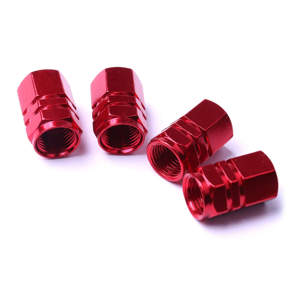 Универсальный 4 шт./лот алюминиевые автомобильные шины воздушный клапан колпачки