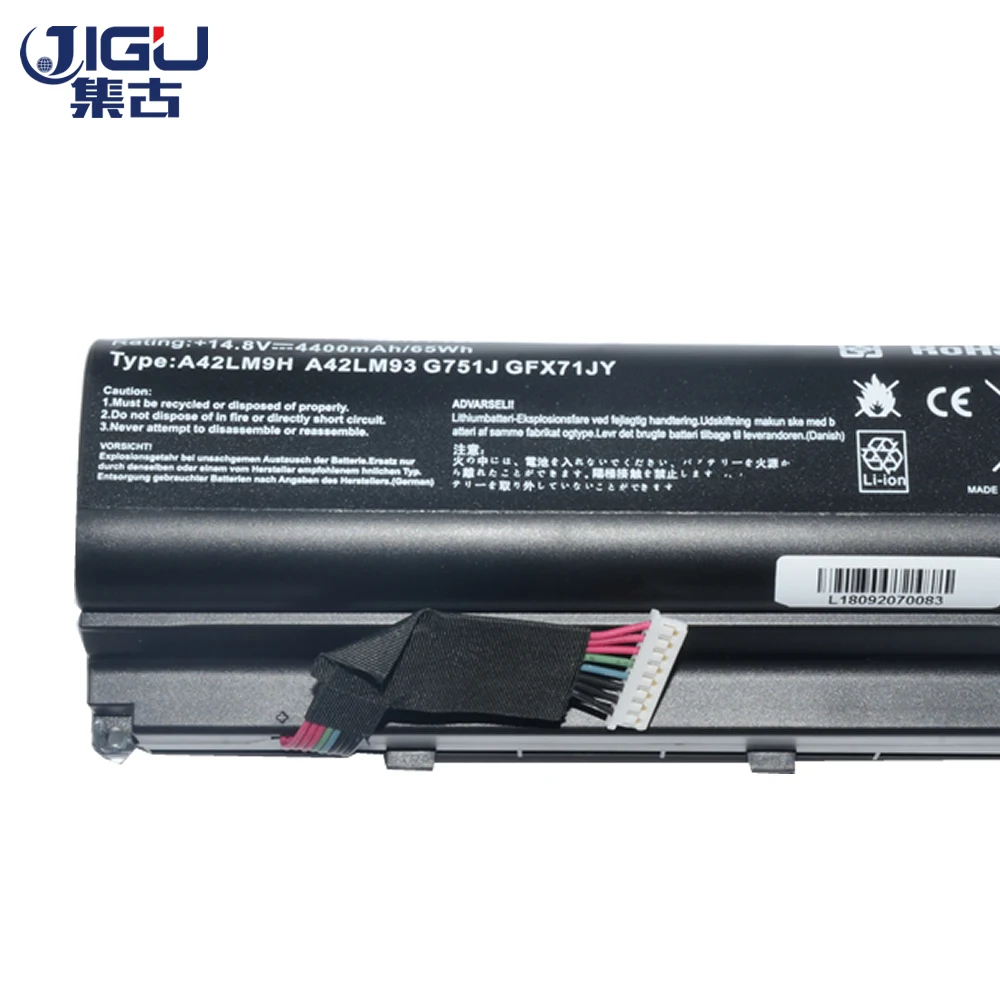 Аккумулятор для ноутбука JIGU A42LM93 A42LM9H A42N1403 Asus G751 Series G751J G751JM G751JT G751JY GFX71 GFX71J GFX71JM