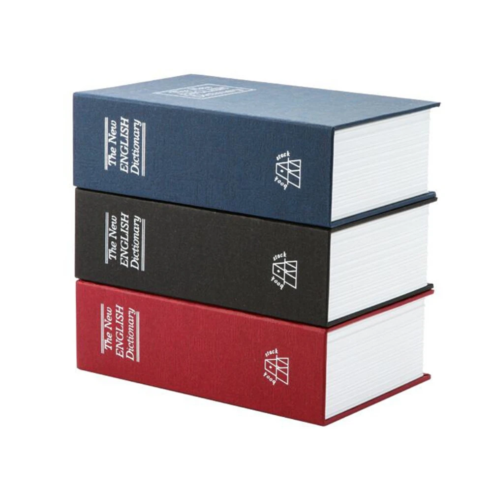 Словарь Книга секретная Скрытая безопасная блокировка шкафчик для хранения