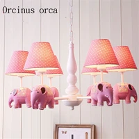 american simple cartoon small elephant chandelier boys and girls bedroom childrens room small lovely lovely chandelier