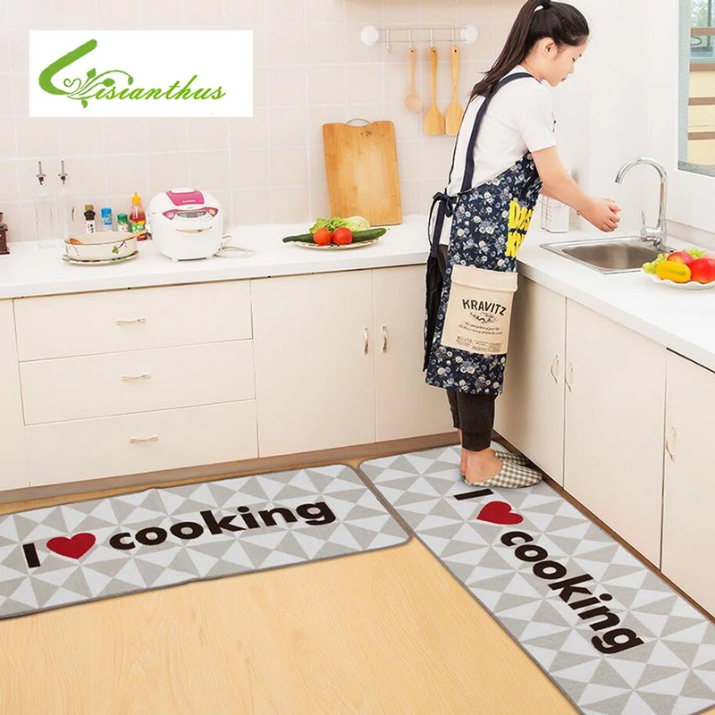 Напольные коврики с принтом I Love Cooking кухонные ковры домашние для гостиной