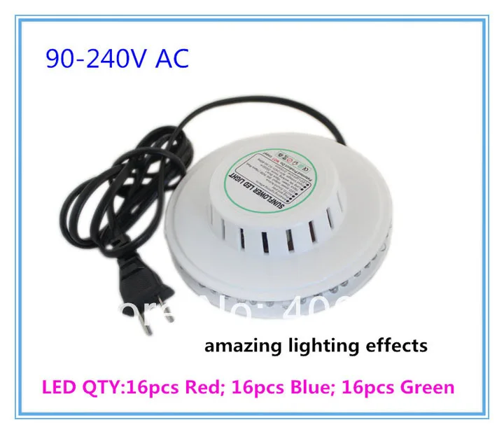 Светодиодный круглый праздничный мини лазер 8 Вт 48 светодиодов 90 240 В|light fixture