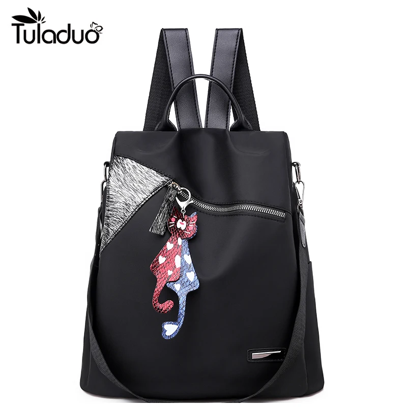 

2020 New Fashion Female Backpack Oxford Cloth Trend Burglar Woman Backpack Girl Large Capacity Leisure Casual Print Bag Bakpack