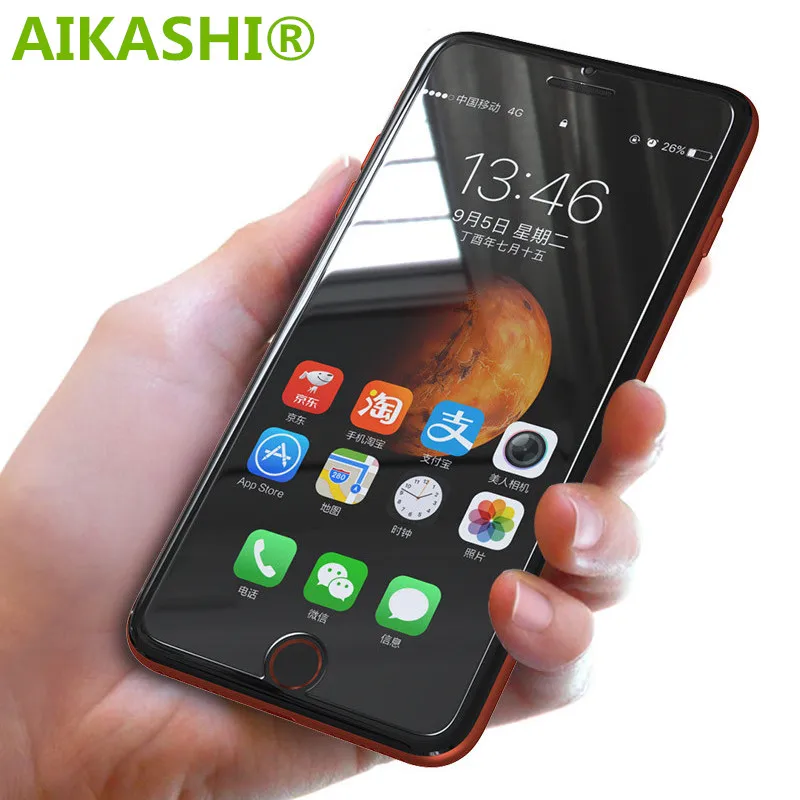 AIKASHI 10 шт. закаленное стекло 9H для iphone XS MAX XR 8 4s 5 5s SE 6 6s 7plus защита экрана защитная