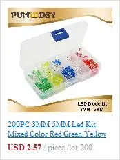 16 значений* 20 шт = 3 20 шт 1206 SMD конденсатор Ассорти Комплект 10pF~ 22 мкФ компонент diy Образцы комплект и
