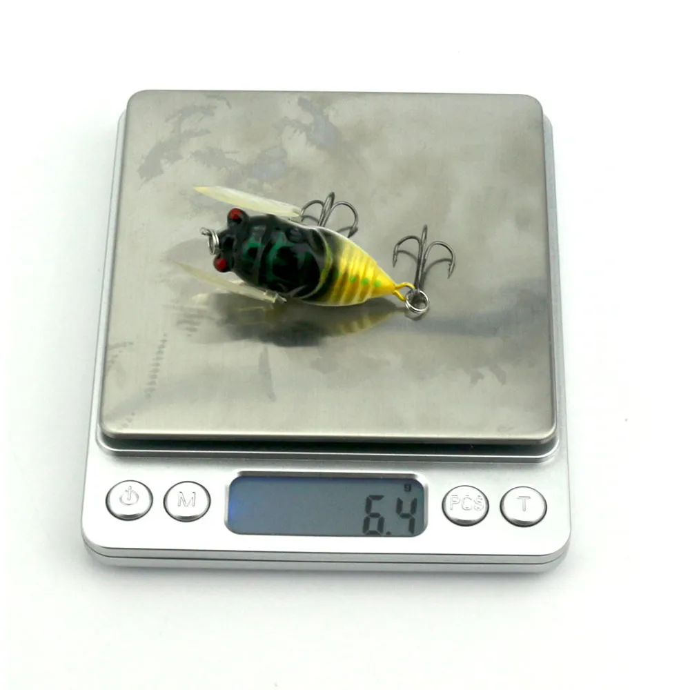 55mm fishing lure blanks unpainted Cicada Minnow Fishing Lure Hard Tackle Bait Hook Bass Crankbit Accessory | Спорт и развлечения