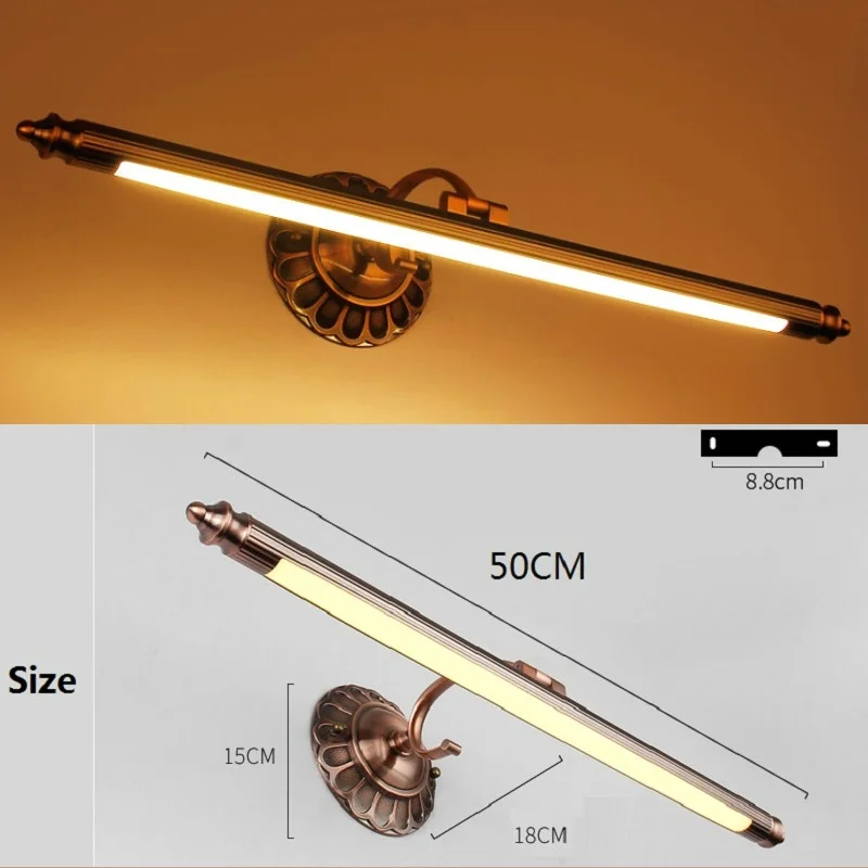 Ламсветильник светодиодсветодиодный бронзовая для зеркала 8 Вт 50 см|Подсветка