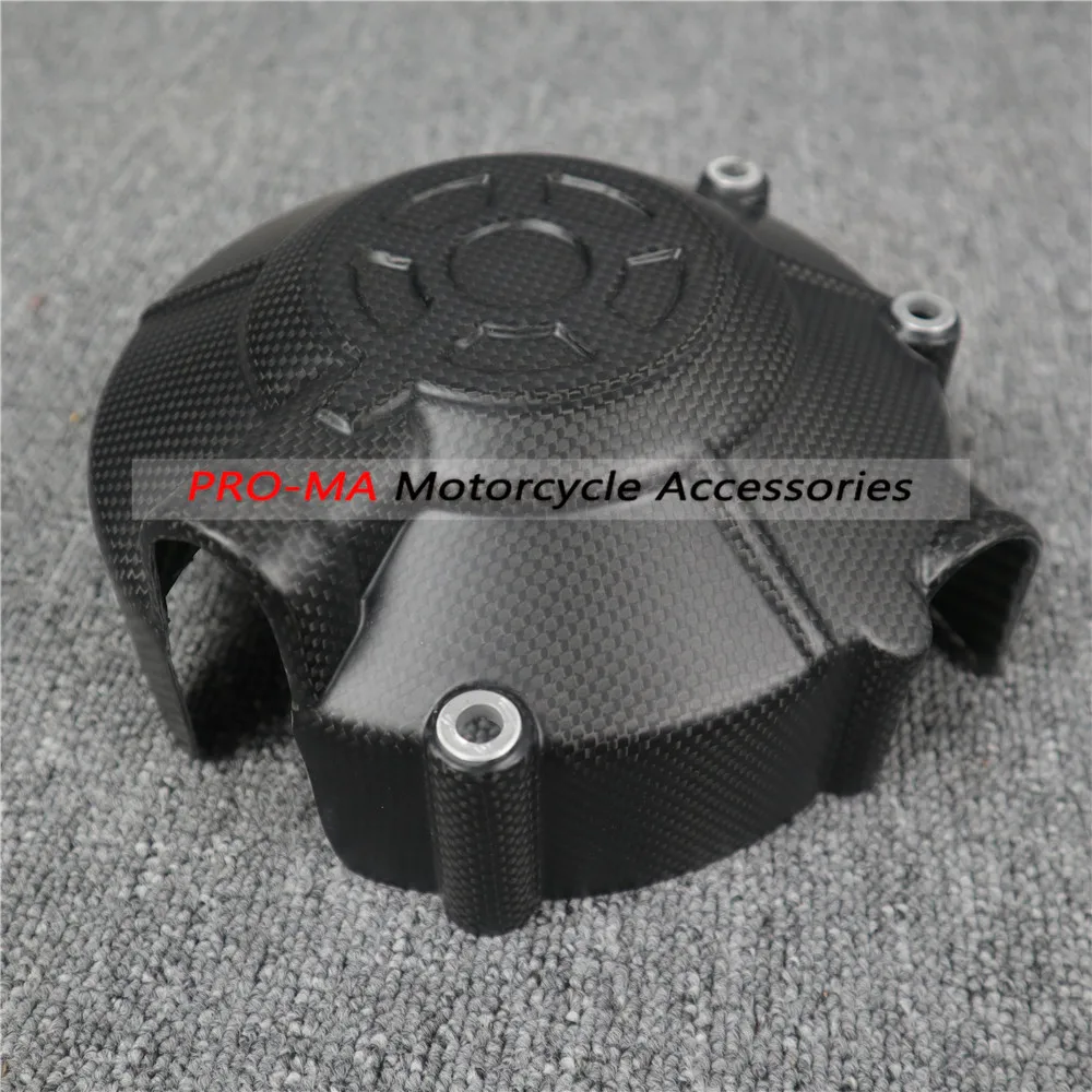 Motorcycle Engine Cover in Carbon fiber for Ducati Scrambler Plain glossy weave