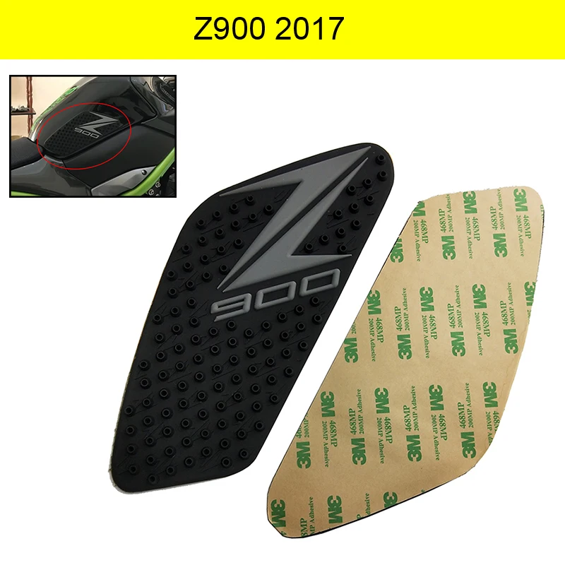 Наклейка противоскользящая для защиты бака мотоцикла Kawasaki Z900 2017 3M Z 900 2017|Наклейки