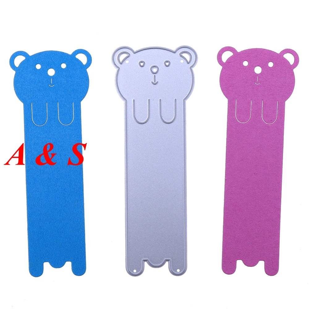 

G207 METAL CUTTING DIES Bear bookmark Gift Scrapbook Card Album Wedding Paper Craft Home Decor Embossing Stencil Punch