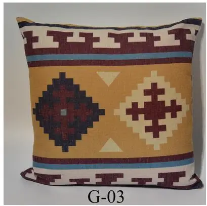 Геометрический чехол для подушки в стиле Индианы наволочка дивана kilim спинки