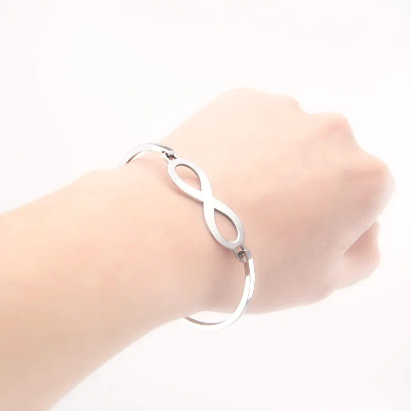 Женский браслет из нержавеющей стали Risul тонкий 8 дюймов | Украшения и аксессуары