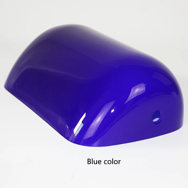 Стеклянная лампа для банкеров 4 цвета зеленый/синий/янтарный/белый цвет абажур