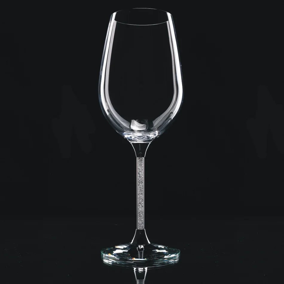 Набор Винных Бокалов из 2 предметов кристаллов без свинца 515 мл/18 унций|glasses lot|foil