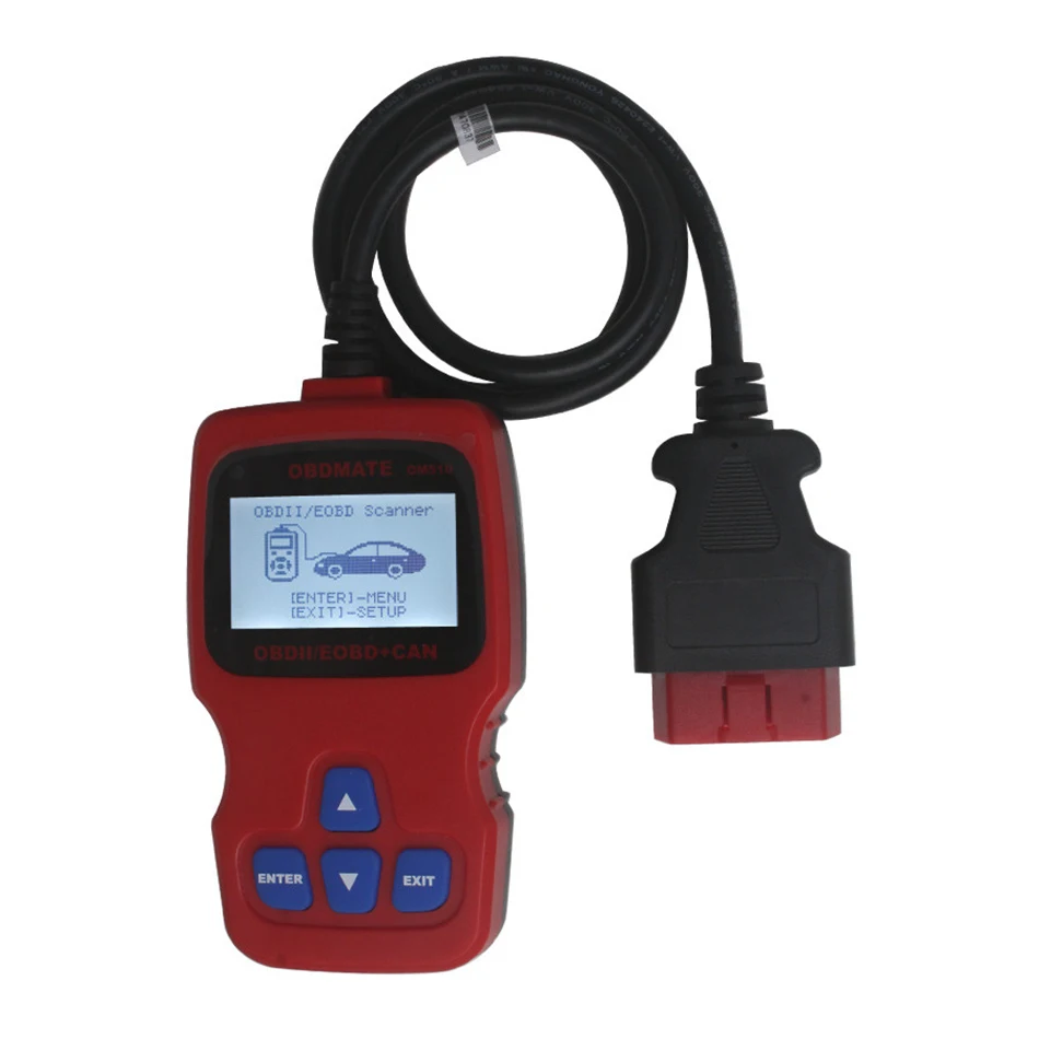 Лучший Оригинал Autophix OBDMATE OM510 OBD2 автомобильный диагностический инструмент A UDI OBDII
