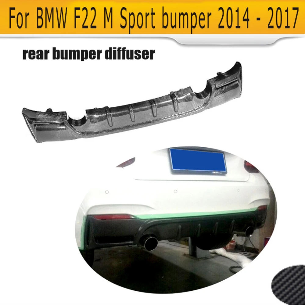 2 серии углеродное волокно заднего бампера спойлер диффузор для BMW f22 M