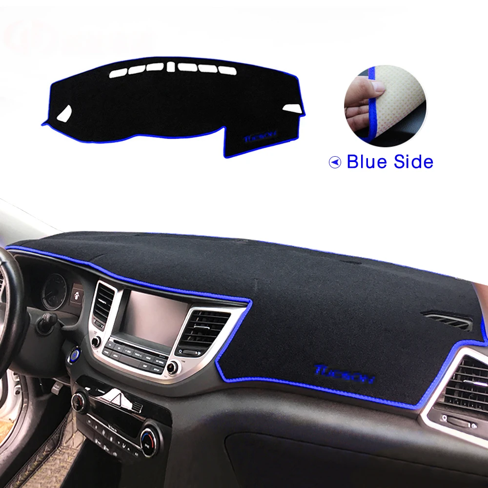 For Hyundai Tucson 2015 2016 2017 2018 LHD Car Dashboard Avoid Light Pad Instrument Platform Desk Cover Mat Carpets Accessory | Автомобили