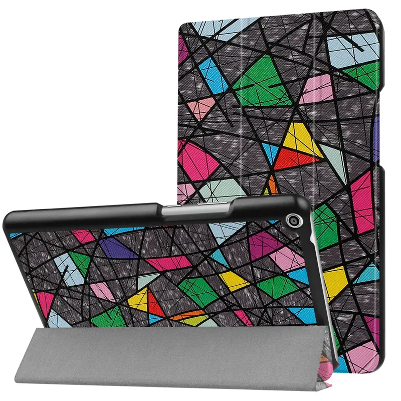 Модный чехол с рисунком для Huawei MediaPad T3 8 0 дюйма искусственная кожа тонкая