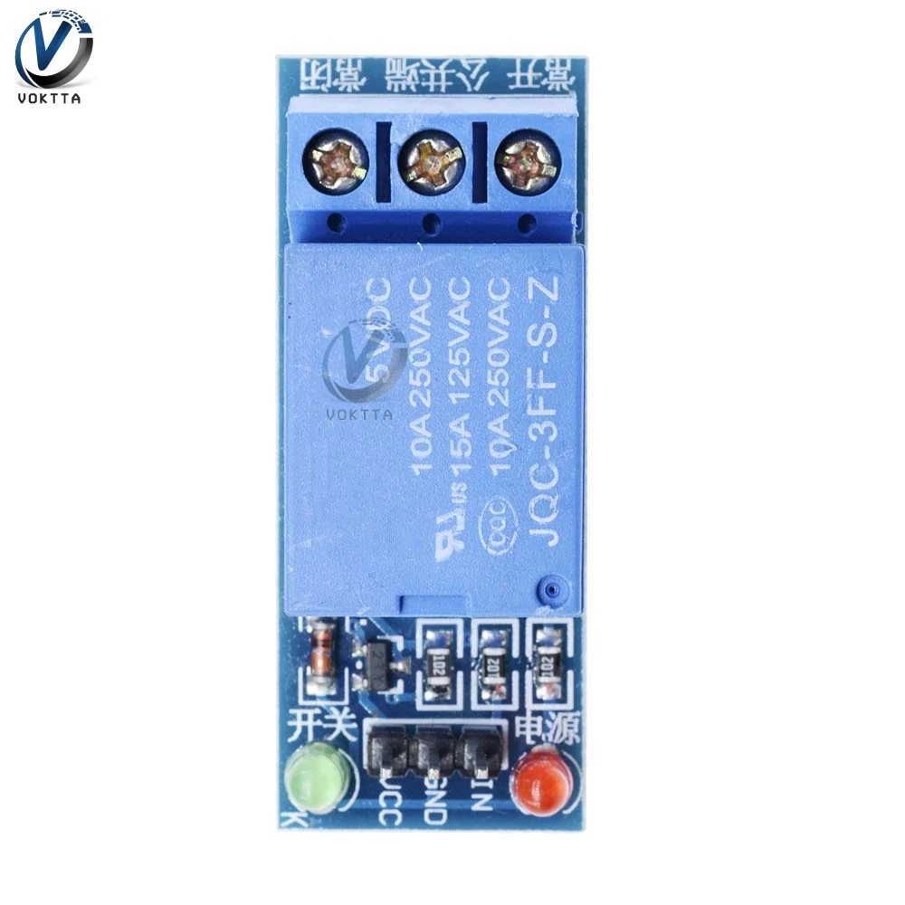 Реле DC 5 V 10A 15A 1 реле канала совета модуль щит для Arduino низкая триггер AC 125 v 250 Clignotant