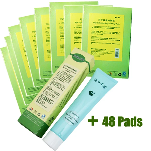 Накладки для похудения 48 шт. накладки сжигания жира на пуху + 80 г геля живота|belly