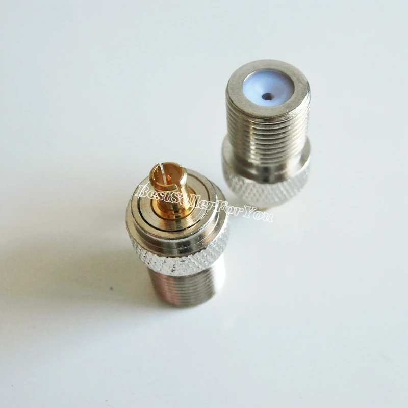 1x F ТВ Женский Джек к MCX Штекер RF разъем прямой F/M адаптер 75 Ом|jack plug connector|jack connectorjack