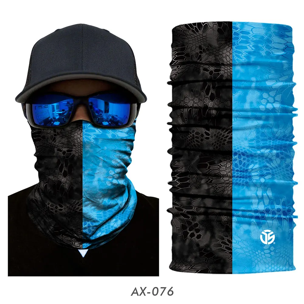3D полоса бесшовная наружная Волшебная Шея Gaiter лицевая защита Спортивная Рыбалка Велоспорт Охота Пешие прогулки бандана труба шарф для мужчин и женщин маска - Цвет: 76