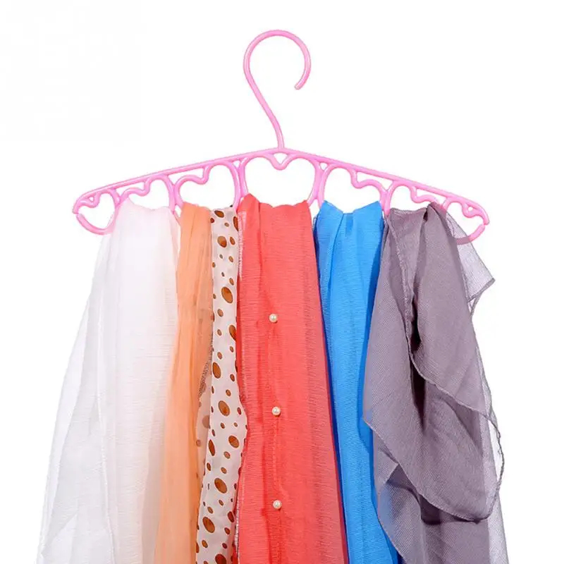 7-отверстие шарф Вешалка для хранения стойки удобно галстук держатель