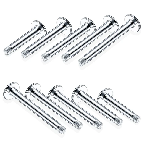 Стальные серьги-гвоздики для пирсинга SWANJO