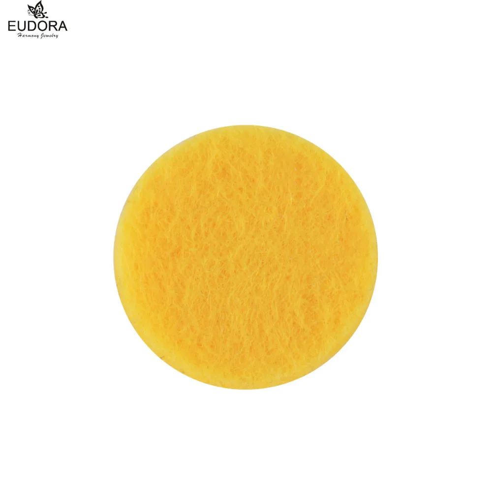 60 шт 2018 новый красочный ароматерапия Фетр колодки для 25 мм Эфирные масла