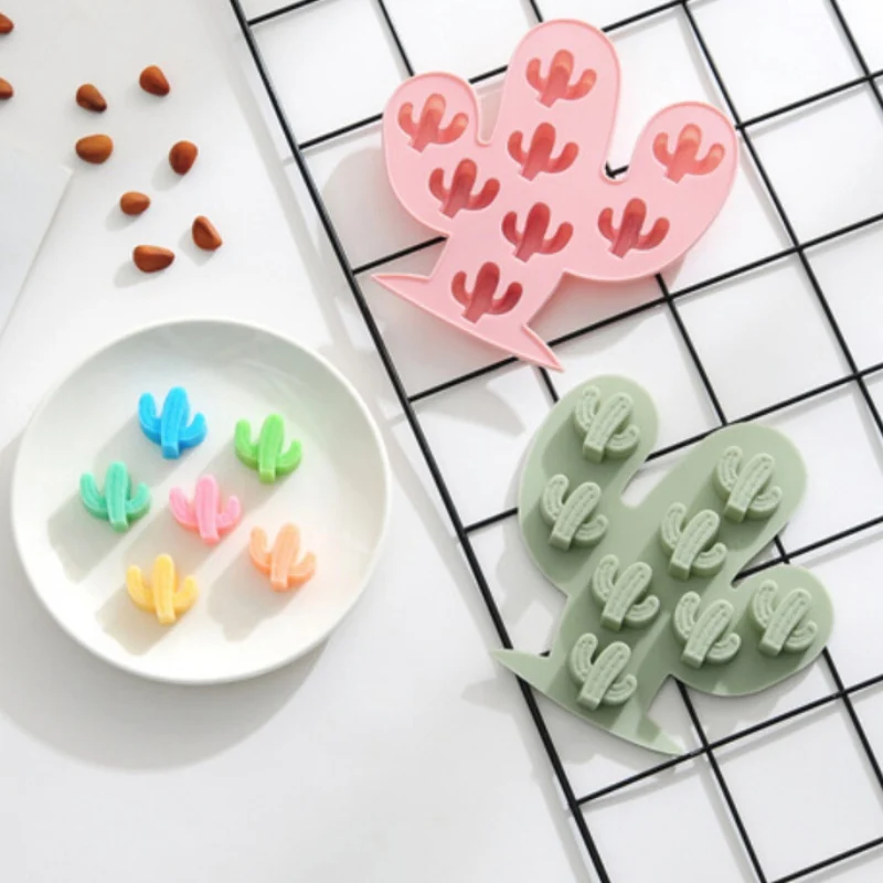 Кактус силиконовые формы для торта ручной DIY шоколадные выпечки льда кухни