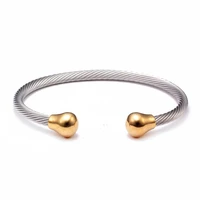 punk stainless steel chain link charm bracelets simple men women sporty open cuff bracelets fashion health ol jewelry