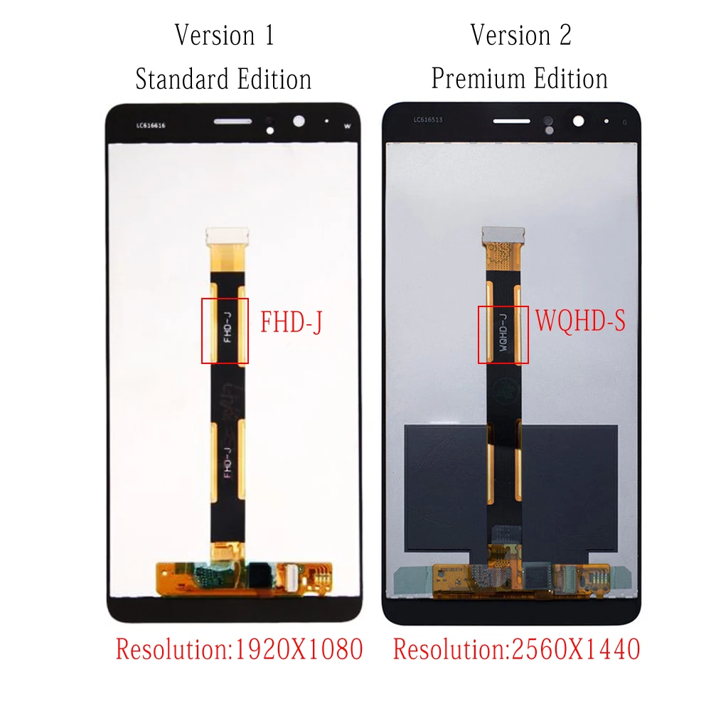 LCD Display Touch Screen Digitizer 5.7'' For Huawei V8 KNT-AL20 Replacement Parts Standard / Premium Edition | Мобильные