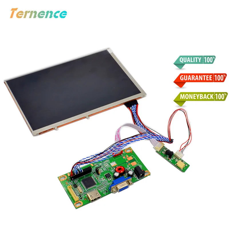 

8-дюймовый ЖК-дисплей для Raspberry pie 3 поколения IPS RL080HD01, полный обзор, 1280*800, ЖК-экран, компьютерный монитор, комплект "сделай сам", HDMI + VGA